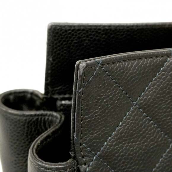CHANEL Black Caviar Leather Shoulder Bag - Picture 8 of 16
